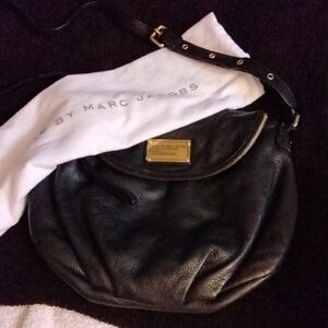 Marc Jacobs Black Textured Shoulder Bag